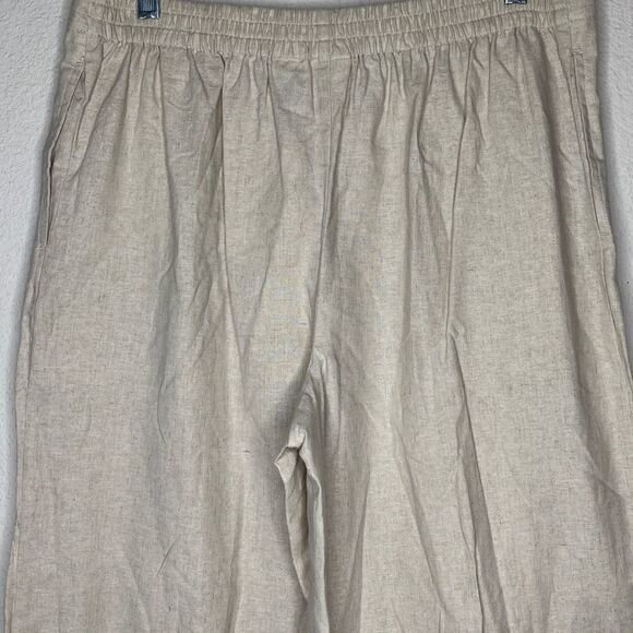 Vintage White Stag Linen Blend Pantsuit - Picture 8 of 15